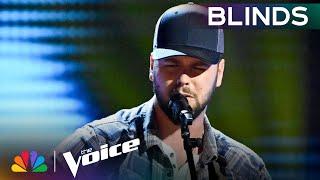 Coaches Battle Over Tanner Frick's Four-Chair-Turn Performance | The Voice Blind Auditions | NBC