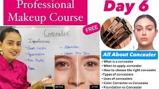 FREE PROFESSIONAL MAKEUP CLASS DAY 6| Complete Makeup Course| Online Makeup Course| मेकअप कोर्स|