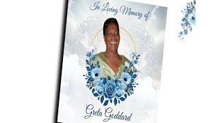 Funeral for the late Greta Goddard