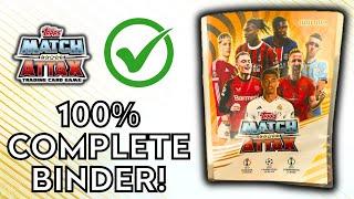 100% COMPLETE COLLECTION! | TOPPS MATCH ATTAX 2024/25 | FULL BINDER UPDATE! | ALL SPECIAL CARDS!