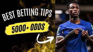 Betting Tips: Over 5000 Odds For Saturday & Sunday