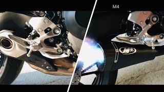 Yamaha MT-09 | M4 RM1 Carbon /VcycleNut Tune - Comparison, Flyby