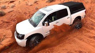 Dead End Trail Leaves Nissan Titan Stuck In The Sand