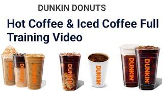 Dunkin Donuts Coffee Training Video