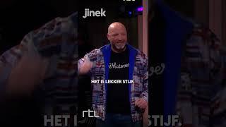 Roelof werd uitgedaagd om met Ruben van der Meer te hakkûh | JINEK | RTL Talkshow