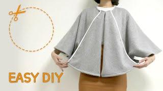 Very easy circular coat cutting and sewing/From scratch