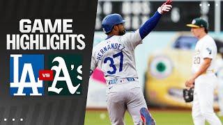 Dodgers vs. A's Game Highlights (8/2/24) | MLB Highlights