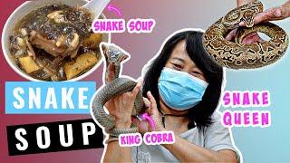 You can eat SNAKE?! Making SNAKE SOUP | Meet Hong Kong’s ONLY FEMALE SNAKE CATCHER, SNAKE QUEEN!