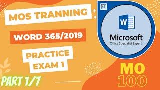 Word Associate 2019 Practice Exam 1 Training Part 1 of 7