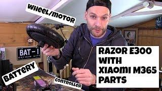 How to customise a Razor E300 electric SCOOTER - Xiaomi M365 parts - Episode #5