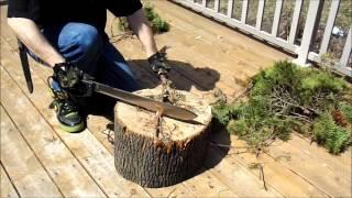 Meyerco Machete Wood Chopping Test - Light Wood Chop Testing