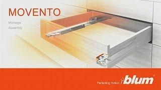 BLUM - jak namotovat a nastavit výsuv MOVENTO