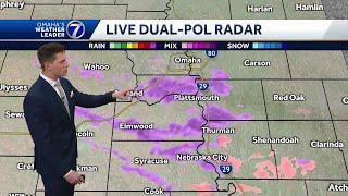 Freezing drizzle for Omaha this afternoon and evening