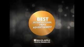 QS-APPLE 2012 Creative Awards Best International Print Advertisement [BRONZE]