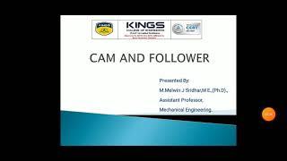 Cam Introduction-Kinematics of Machinery