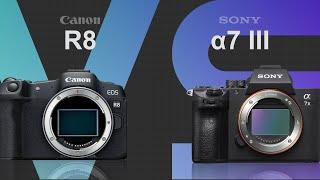 Canon EOS R8 vs Sony alpha a7 III