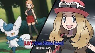 Pokemon Sun and Moon: Elio Vs Serena (Pokemon Rival Serena from X and Y)