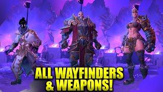 All Wayfinders & Weapons So Far! Wayfinder Closed Beta Gameplay