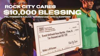 Pastor Mike Jr. Presents Ronald McDonald House Charities with a Surprise Check for $10,000!