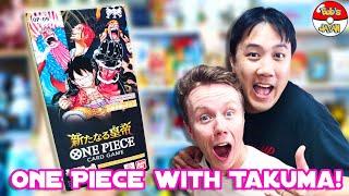 Opening OP-09 One Piece Cards with Takuma!!