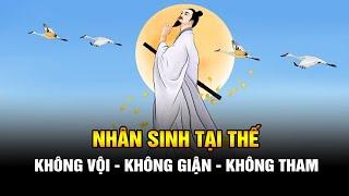 Nhân Sinh Tại Thế: Đừng Vội Vàng, Không Giận Dữ, Chẳng Tham Luyến, Đừng Hối Tiếc