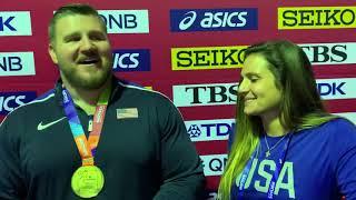 Joe Kovacs explains his journey to his 22.91 gold medal in the shot put