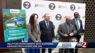 Orange County announces program to help homeowners recover from Hurricane Ian