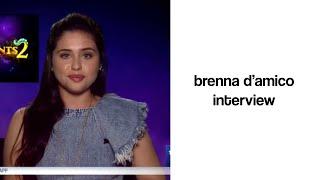 Brenna D'Amico talks with ABC7 about descendants 2 (july 18, 2017)