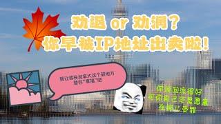 劝退or劝润？你早就被IP地址暴露无遗！