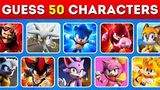 Guess the Sonic the Hedgehog 3 Characters in 3 Seconds!  | Ultimate Super Sonic Quiz