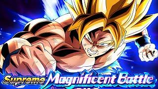 JOINED FORCES ONLY MISSION!! How To Beat Supreme Magnificent Battle 4 SSJ Goku  | DBZ Dokkan Battle