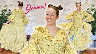 Ruffles, Flounces, and a Dramatic Dressing Gown