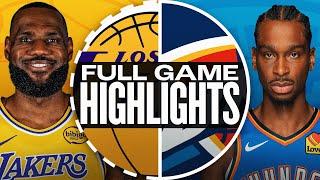 LAKERS at THUNDER | FULL GAME HIGHLIGHTS | April 8, 2025