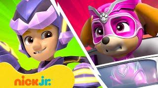 PAW Patrol Pups vs. Harold Humdinger! w/ Skye #3 | 10 Minute Compilation | Nick Jr.