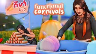 you can have FUNCTIONAL CARNIVALS in the sims 4!  17 new items