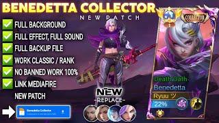 NEW Script Skin Benedetta Collector - Death Oath No Password | Full Effect Voice | Patch Terbaru