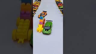 lego blocks vs diecast cars #automobile #monstercar