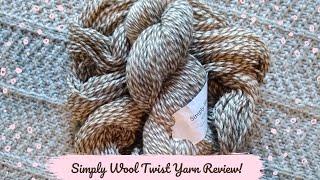 The Graceful Tangle | Yarn Review | Knit Picks Simply Wool Twist