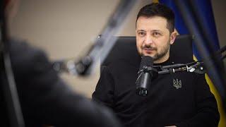 Interview of Volodymyr Zelenskyy with American podcaster Lex Fridman