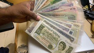 Unboxing - Bank notes currency collection - 2023 - Rare and old currency of the world 25+ countries