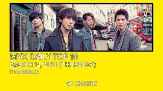 MYX Daily Top 10 - March 14, 2013 | Throwback