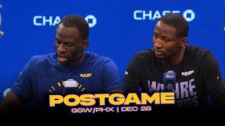 Warriors/Suns Postgame x Analysis: Draymond, Kuminga, Coach Kerr Reactions | Dec 28, 2024