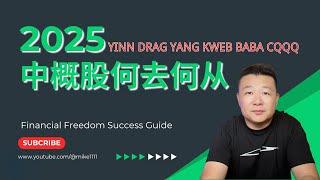 2025中概股何去何从  YINN DRAG YANG KWEB BABA CQQQ