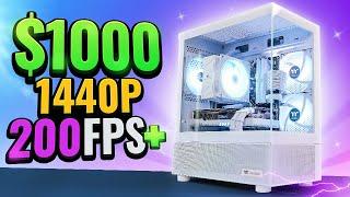 Literally the Best $1000 Gaming PC Build!