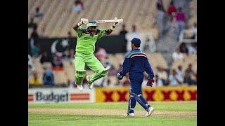 Javed Miandad vs Kiran More 1992 Jumping Incident