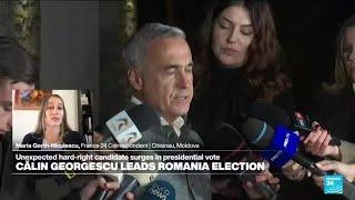 Far-right candidate takes shock lead in Romania presidential poll • FRANCE 24 English