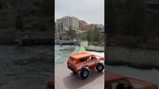 RC Redcat Ascent18, Rc rock crawler, taking a view of local Spring River waterfall runoff.