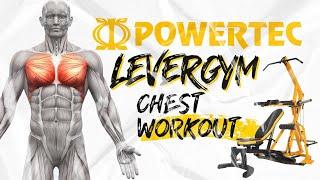 OFFICIAL Powertec Workbench Levergym Full Chest Workout