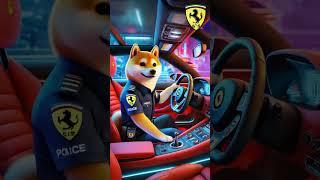 High tech dogs on duty | Police chase with flash lights #dogs #policechase #policedog #cutedog #cars