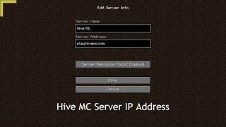 Minecraft HiveMC Server IP Address and Name NA (2019-2020) | play.hivemc.com